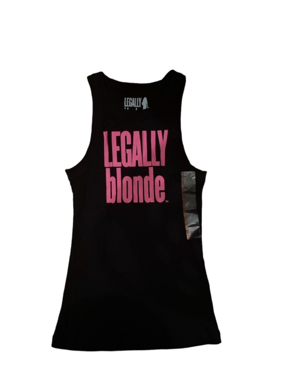 NWT Women's Warner Bros Legally Blonde Graphic Tank Top - Black Size XS